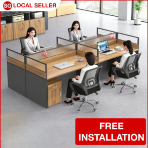 *FREE INSTALLATION*SG STOCK/Office Table with Partition/Office Table/PC Table/Work Station