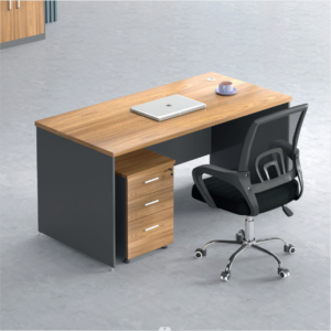 Office Table Study Table Walnut Grey